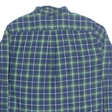 LEVI'S Slim Fit Denim Look Mens Shirt Blue Check Long Sleeve 2XL