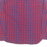 TOMMY HILFIGER Slim Fit Mens Shirt Red Check Long Sleeve L