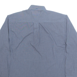 BEN SHERMAN Mens Shirt Blue Check Long Sleeve M