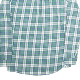 TOMMY JEANS Mens Shirt Green Check Long Sleeve M