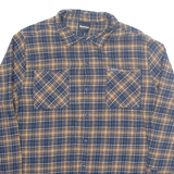 BARBOUR Mens Shirt Blue Check Long Sleeve XS
