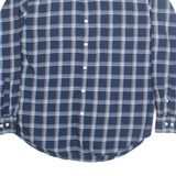NAUTICA Mens Shirt Blue Check Long Sleeve L