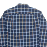 NAUTICA Mens Shirt Blue Check Long Sleeve L