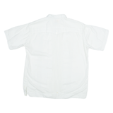YUN HA Mens Plain Shirt White M