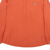 MAMMUT Womens Plain Shirt Orange Long Sleeve M