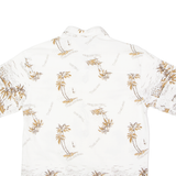 THAILAND BEACH Mens Hawaiian Shirt White 90s Floral M