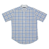 TOMMY HILFIGER Mens Shirt Blue 90s Check S