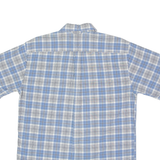 TOMMY HILFIGER Mens Shirt Blue 90s Check S