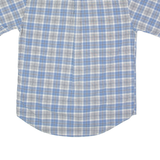 TOMMY HILFIGER Mens Shirt Blue 90s Check S