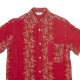 ORIGINALS Mens Hawaiian Shirt Red Floral M