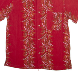 ORIGINALS Mens Hawaiian Shirt Red Floral M