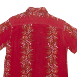 ORIGINALS Mens Hawaiian Shirt Red Floral M