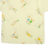 FERANNEER FOLLER AVENTURE Mens Shirt Yellow Crazy Pattern M