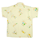 FERANNEER FOLLER AVENTURE Mens Shirt Yellow Crazy Pattern M