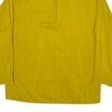 Mens Plain Shirt Brown Long Sleeve M