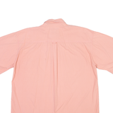 AUTHENTIC FABRIC Mens Plain Shirt Pink L