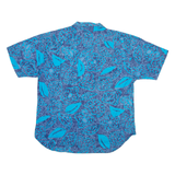 NEW GENERATION Mens Shirt Blue Floral M