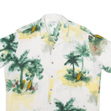 S.M.O.G Mens Shirt White Floral L