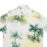 S.M.O.G Mens Shirt White Floral L