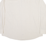 DONITEX Mens Plain Shirt Beige Long Sleeve L