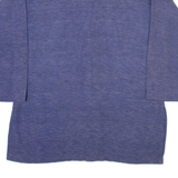 Mens Plain Shirt Blue Long Sleeve M
