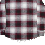 EKSI1 Mens Shirt Red Check Long Sleeve S