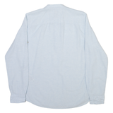 ONLY & SONS Slim Fit Mens Plain Shirt Blue Long Sleeve XS