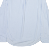 PIER ONE Mens Plain Shirt Blue Long Sleeve S