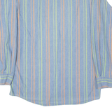 FABIANI Mens Shirt Blue Striped Long Sleeve S