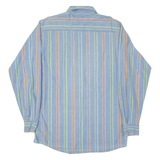 FABIANI Mens Shirt Blue Striped Long Sleeve S