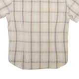 TED BAKER Mens Shirt Beige Check M