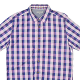 TED BAKER Mens Shirt Pink Check M