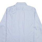TED BAKER Mens Plain Shirt Blue Long Sleeve M