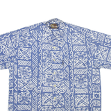 CANVAS Mens Shirt Blue Floral L