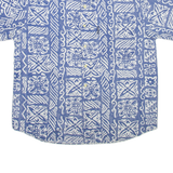 CANVAS Mens Shirt Blue Floral L