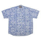 CANVAS Mens Shirt Blue Floral L