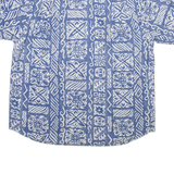 CANVAS Mens Shirt Blue Floral L