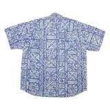 CANVAS Mens Shirt Blue Floral L