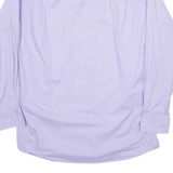 NAUTICA Mens Plain Shirt Purple Long Sleeve L