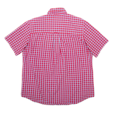 CHAPS Mens Shirt Red Check L