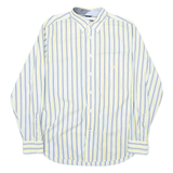 NAUTICA Mens Shirt Yellow Striped Long Sleeve L
