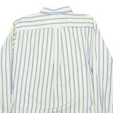 NAUTICA Mens Shirt Yellow Striped Long Sleeve L