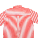 CHAPS Mens Shirt Red Striped L