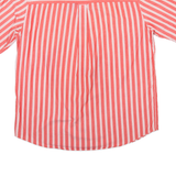 CHAPS Mens Shirt Red Striped L