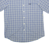 CHAPS Mens Shirt Blue Gingham L