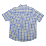 CHAPS Mens Shirt Blue Gingham L