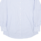 TOMMY HILFIGER Mens Shirt Blue Gingham Long Sleeve L