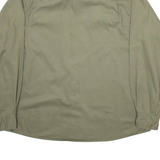 WRANGLER Mens Plain Shirt Green Long Sleeve 2XL