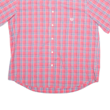 CHAPS Mens Shirt Pink Check XL