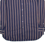 TOMMY HILFIGER Mens Shirt Blue Striped Long Sleeve XL
